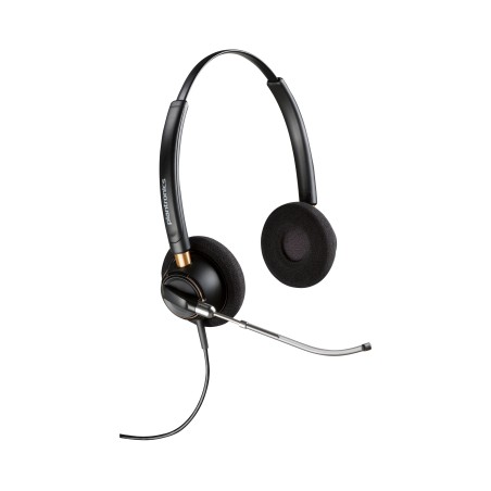 HP Poly EncorePro 520V Wired Headset Black - Premium Comfort, Crystal Clear Sound, Perfect for Professionals